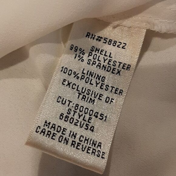 Sophie Max White Dress with Sleeves - Picture 7 of 7